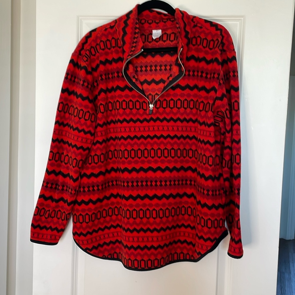Livi for Lane Bryant 3/4 Zip Fleece Pullover SZ 14/16